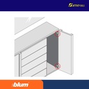 BLUM ENGSEL SENDOK 70T9750 CLIPTOP PROFILE DOOR 95° INSET & UNSPRUNG
