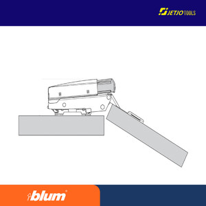 BLUM DUMPER ENGSEL BLUMOTION CLIP-ON 973A6000 FOR HINGE 170° NICKEL