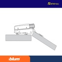 BLUM DUMPER ENGSEL BLUMOTION CLIP-ON 973A6000 FOR HINGE 170° NICKEL