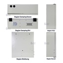 Fire Telephone Panel 8 Zone Aseanware Tonata / Conventional Fire Telephone System ASW