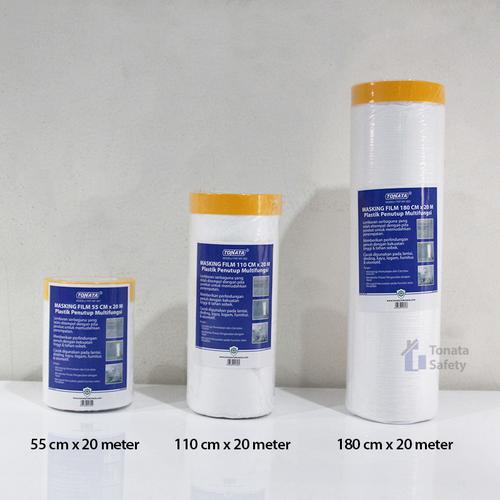 Covering Film Masking Tape Tonata / Plastik Penutup Multifungsi 110 cm x 20 m