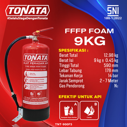 Alat Pemadam Api Tonata SNI / APAR FFFP Foam 9 kg