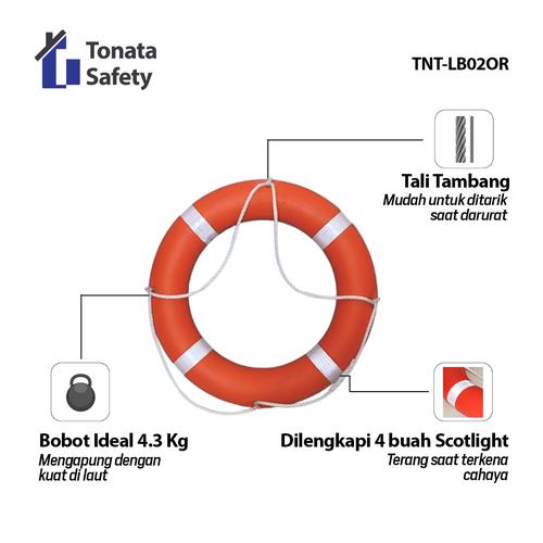 Life Buoy Ring Buoy / 4.3 Kg / Tonata Safety