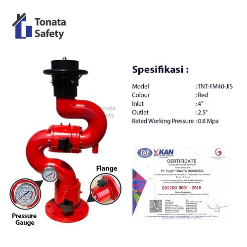 Fire Monitor 2,5 Inch / Water Cannon Tonata 2.5 JIS Import