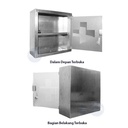 Kotak P3K / Lemari Obat Besi Kaca Stainless 30 X 30 X 12 Tonata / TNT-BP3K01