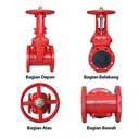 Gate Valve Fire Hydrant ANSI 4" / 4 Inch UL/FM