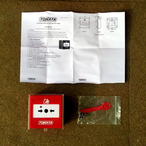 Conventioal Manual Push Button Tonata Aseanware / Manual Call Point ASW