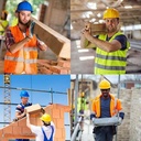 Safety Helmet Heavy Duty Tonata / Helm Proyek Include Inner Fast Track Klop Putar / Helm Kerja Merah