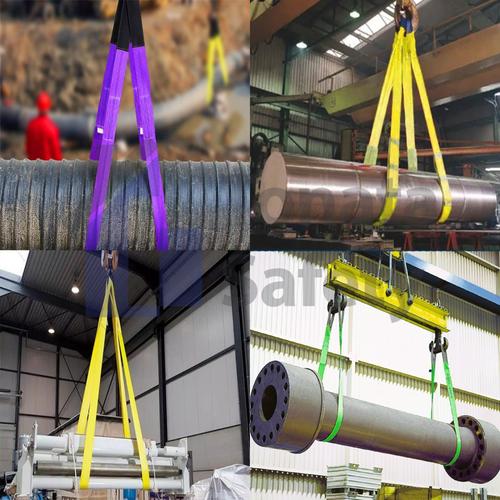 Webbing Sling Belt 1 Ton x 3 M Purple Tonata / Tali Angkat Double Ply