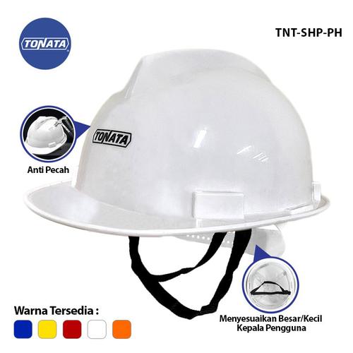 Safety Helmet Tonata / Helm Proyek Include Inner Ring / Helm Kerja Putih
