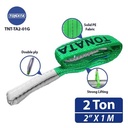 Webbing Sling Belt 2 Ton x 1 M Green Tonata / Tali Angkat Double Ply