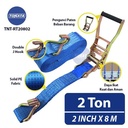 Ratchet Tie Down Tonata 2" X 8m / Cargo Belt 2 Ton / Tali Pengikat Barang