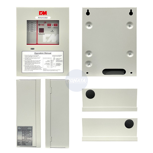 Annunciator Fire Alarm Control Panel 5 Zone Tonata / MCFA Notifier