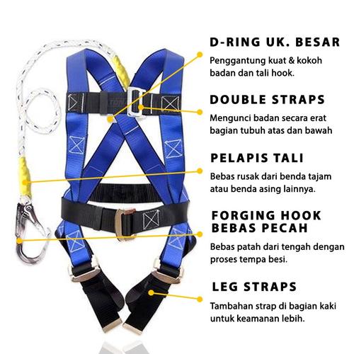 Body Harness Single Hook Lanyard / Big Hook Tonata
