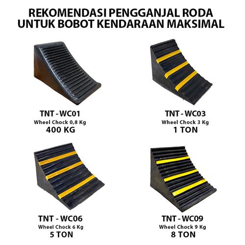 Wheel Chock 9.5 Kg / Pengganjal Roda 25 x 31 x 29 cm