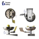 Eye Wash / Emergency Shower Eye Washer / Wall Mounted / StainlessSteel