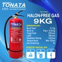 APAR 9 kg Tonata Clean Agent Eco Liquid Gas / Set Komplit