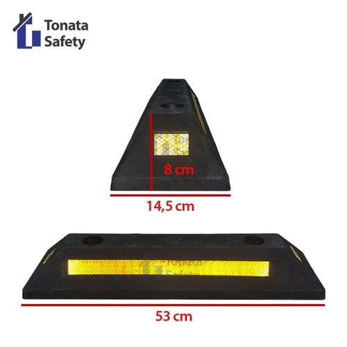 Wheel Stopper Rubber / Pengganjal Ban / Batas Parkir TNT-WS02