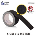 Anti Slip Tape Tonata / Lakban Anti Licin Hitam 5 cm x 5 Meter