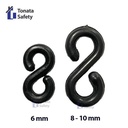 Letter S Plastic Chain  Pengait Rantai Plastik  Plastic Hook
