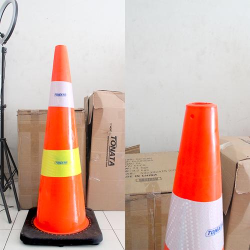 Safety Traffic Cone 90 cm  Kerucut Lalu Lintas Tonata 4.3 Kg