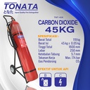 APAR 45 KG Karbondioksida (CO2) TONATA / Set Komplit