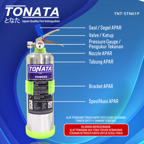 Stainless APAR 1KG ABC Powder Tonata / Set Komplit