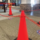 Plastic Chain / Cone Chain 8 mm x 50 m / Merah