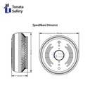 Standalone Smoke Detector Photoelectric Tonata / Pendeteksi Asap