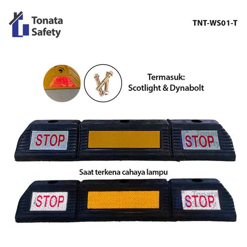 Wheel Stopper Rubber / Pengganjal Ban / Batas Parkir
