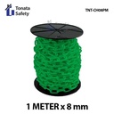 Rantai Plastik / Cone Chain 8mm PER METER / Hijau