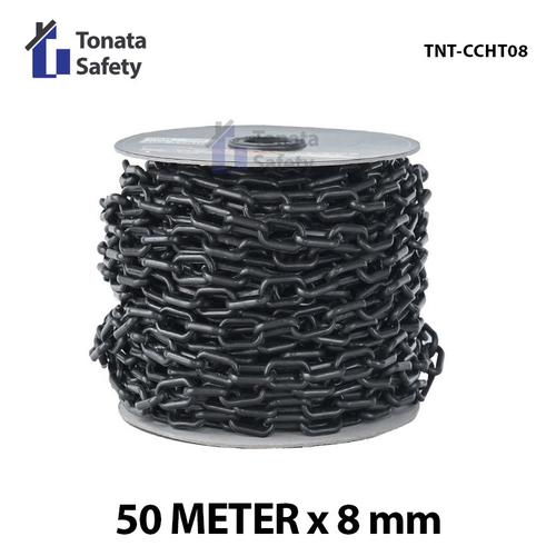 Plastic Chain  Cone Chain 8 mm x 50 m  Hitam