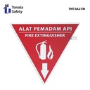 Segitiga APAR / Rambu Akrilik Alat Pemadam Api Ringan Tanpa Merek