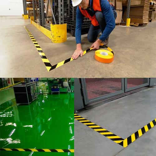 Floor Marking Tonata / Lakban Hitam Kuning / 5 cm x 33 m