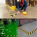 Floor Marking Tonata / Lakban Hitam Kuning / 5 cm x 33 m