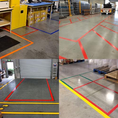 Floor Marking Tonata / Lakban Merah / 5 cm x 33 m