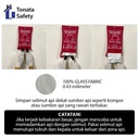 Fire Blanket / Selimut Api Tonata 1,2 x 1,2 m