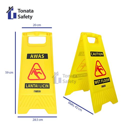 Wet Floor Sign / Papan Awas Licin Tonata