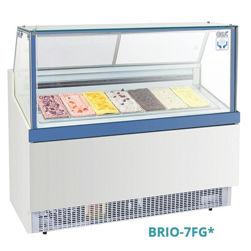 Gelato Showcase Type: BRIO-7FG