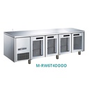 GLASS DOOR S/S UNDER COUNTER M-RW6T4DDDD (CHILLER)