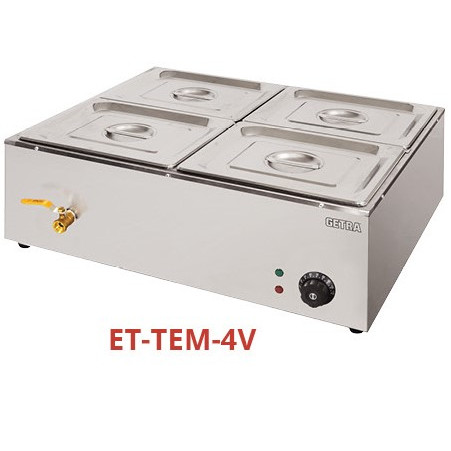 GETRA TABLE TOP BAIN MARIE COUNTER ET-TEM-4V / PENGHANGAT MAKANAN