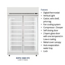 GEA DISPLAY COOLER EXPO-1000VFC / Showcase GEA 2 Pintu 1050 Liter