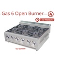 GETRA Gas 6 Open Burner OL-GOB-90 / Kompor Gas 6 Tungku