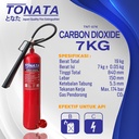 APAR 7 KG Karbondioksida (CO2) TONATA / Set Komplit