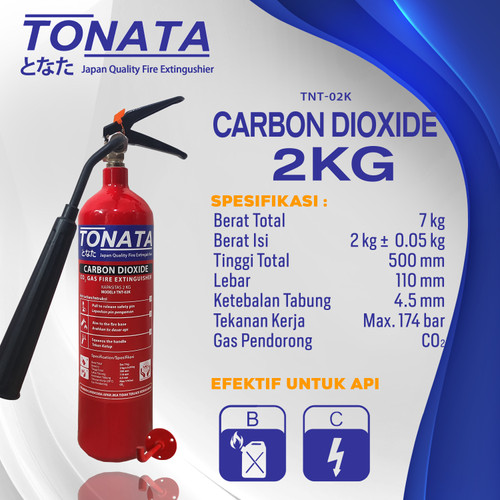 APAR 2 KG Karbondioksida (CO2) TONATA / Set Komplit