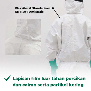 Kleenguard A40 Liquid & Particle Protection-Baju Hazmat APD