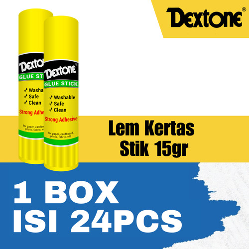 Lem Kertas Glue Stick Dextone - BOX