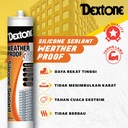 Lem Kaca Dextone Silicone Sealant Weather Proof 328 ( 300 ml )