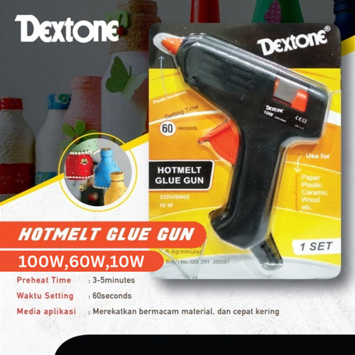 Lem Tembak Dextone Hotmelt Glue Gun 10w, 60w dan 100w