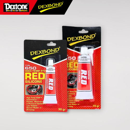 Dexbond Red Silicone RTV/Sealant Tahan Panas
